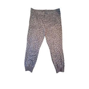 Level 99‎ Womens Utility Jogger Pants Gray Leopard Print Size 30